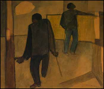 Two Men Alone by Richard Ciccimarra sold for $2,875