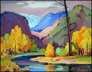 Mountain Landscape by Mildred Valley Thornton vendu pour $6,900