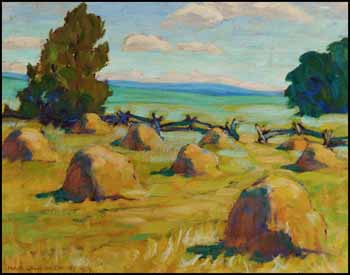 Prairie Harvest by Nan (Anna Getrude Lawson) Cheney vendu pour $1,380