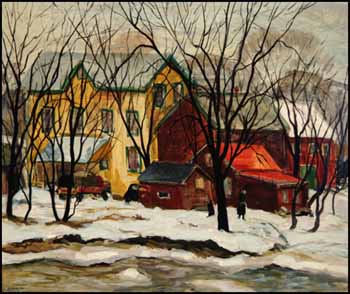 Street Scene by Albert Jacques Franck sold for $7,475