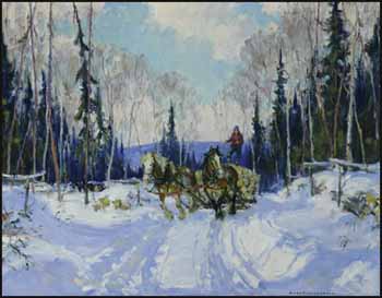 Winter Logging by Manly Edward MacDonald sold for $6,435