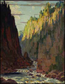 The Agawa Canyon, Algoma, Ontario by George Agnew Reid sold for $4,680