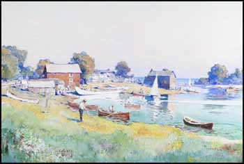 Frenchman's Bay by Marius Hubert-Robert sold for $585