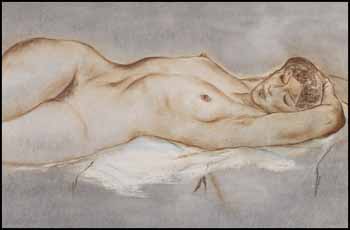 Reclining Figure by Louis Muhlstock sold for $2,340