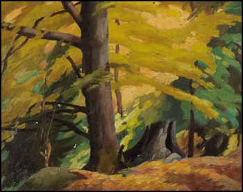 Forest Scene by Lawrence Arthur Colley Panton sold for $1,287