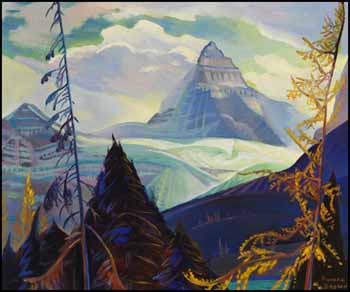 Clinging Clouds, Mt. Assiniboine by Annora Brown vendu pour $3,510