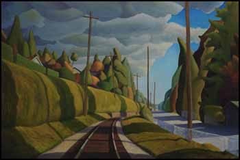 Bellevue Railway by Ross Penhall sold for $21,060