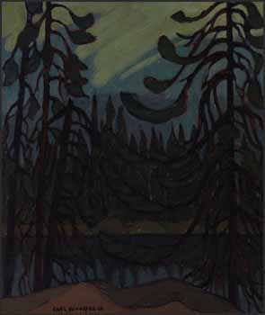 Black Spruce, Pickerel River by Carl Fellman Schaefer sold for $16,380