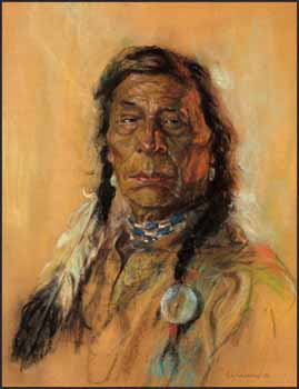 Indian Chief by Nicholas de Grandmaison sold for $35,100