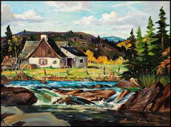 October Day Near Morin Heights, Quebec by Thomas Hilton Garside vendu pour $2,125