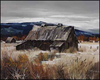 Old Barn in the Fraser Valley by Tin Yan Chan sold for $1,500
