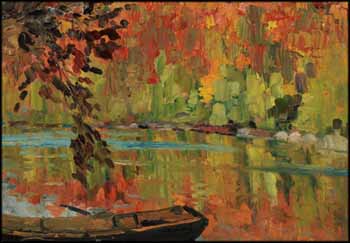 Fall Landscape by Alexandre Bercovitch sold for $875