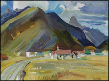 Village in the Rockies by Kathleen Frances Daly Pepper sold for $3,245