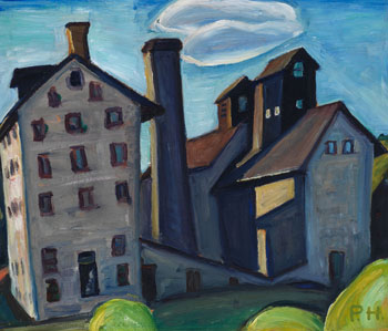 Granary Buildings by Efa Prudence Heward sold for $23,600