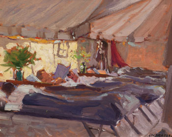 Canadian Hospital Tent by John William (J.W.) Beatty sold for $59,000