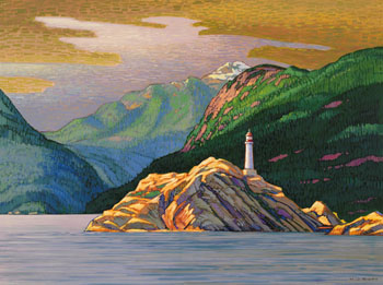 Beacon, Howe Sound by Nicholas J. Bott vendu pour $5,310