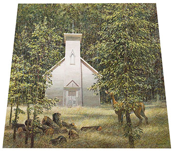 Church by Thomas de Vany Forrestall vendu pour $8,750