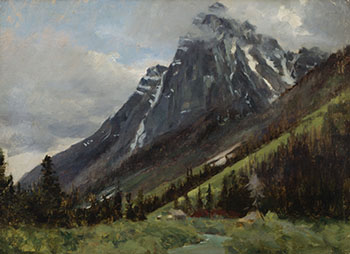Camp in the Rockies by William Brymner sold for $5,313
