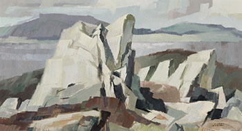 Memory of Fort de Grave, Newfoundland by Hilton McDonald Hassell sold for $1,750