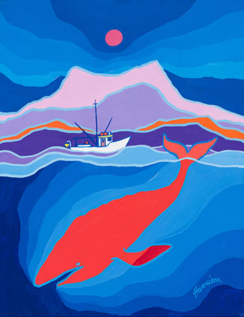 Lone Leviathan by Ted Harrison sold for $49,250