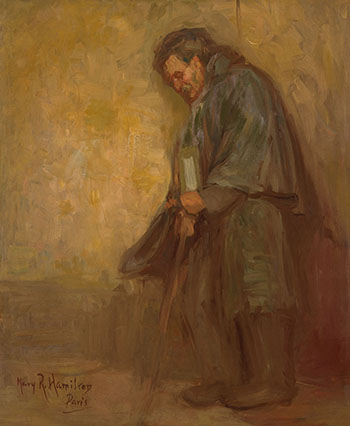 The Blind Beggar/Old Soldier by Mary Riter Hamilton sold for $3,750
