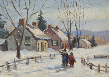 Val Morin, North Corner by Alan Bell sold for $375