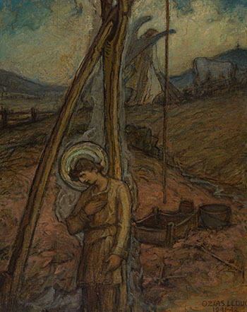 Saint Isidore le Laboureur by Ozias Leduc vendu pour $4,063