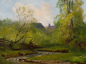 Paysage d’été by Charles Edouard Huot sold for $875