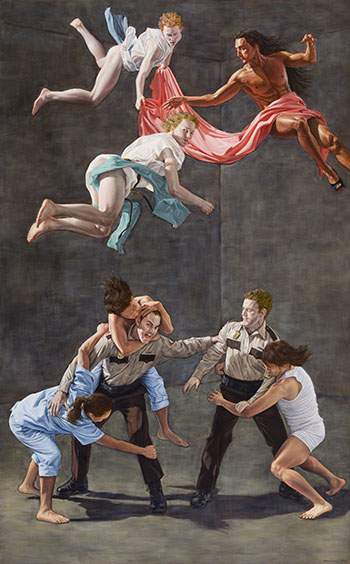 Male Figures Resisting Incarceration by Kent Monkman vendu pour $85,250