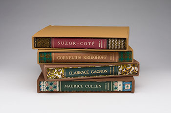 A Set of Four Monographs (Maurice Cullen, Clarence Gagnon, Cornelius Krieghoff and Suzor-Coté) by Hugues de Jouvancourt vendu pour $7,500