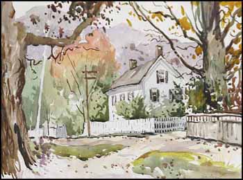 House in Autumn (00824/2013-290) by Maurice Domingue vendu pour $375