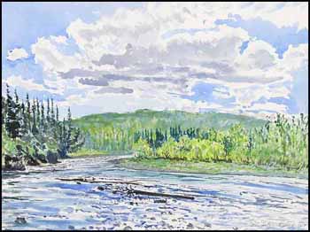 Elbow River at Bragg Creek (01243/2013-1573) by Dean Tatam Reeves sold for $188