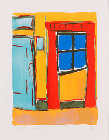 Blue Window by E.J. Gold sold for $94