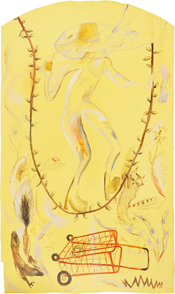 Themis. VAG Rotunda Banner (Yellow) by Alison Yip sold for $625