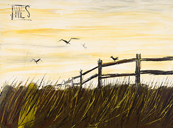 Untitled (Field of Flight) (#00500) by  James sold for $375