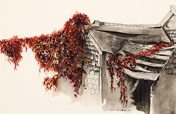 Fall in East Petpeswick, Nova Scotia (#00269) by Kath Kornelsen Rutherford sold for $875
