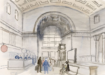 Union Station (#00209) by Julius Edward Lindsay Griffith sold for $750