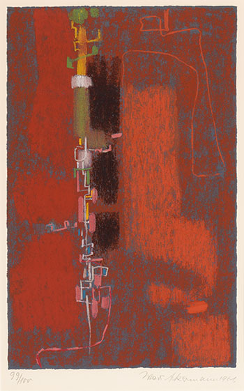 Untitled (#00501) by Max Ackermann sold for $500