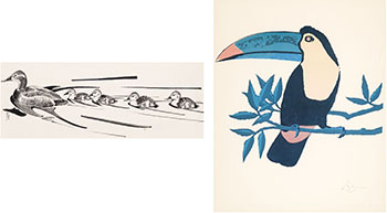 Two Works (#0285, #0701) by  Various Artists sold for $438