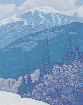 Road to Nakiska III - Mt Allan (03140/18) by Deborah Lougheed Sinclair vendu pour $1,000