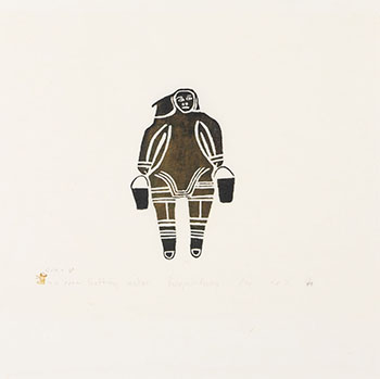 Getting Water (0270) by Josephee Kakee sold for $281