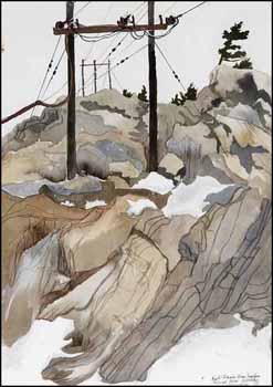 High Tension Wires Supplying Coland Mine, Atikokan (01927/2013-468) by Joseph Marohnic sold for $135