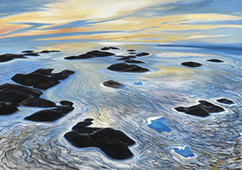 Antarctica from Above by Doris Jean McCarthy sold for $193,250