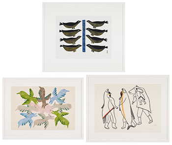 Three works by Various Inuit Artists sold for $1,250