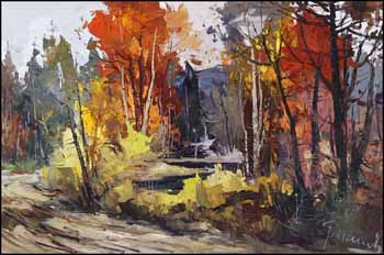 Fall Colours (02136/2013-1299) by Geza (Gordon) Marich sold for $875