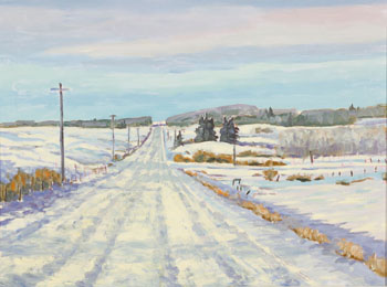 Beaver Flats Road to Bragg Creek (03283/39) by Neil Patterson sold for $1,125