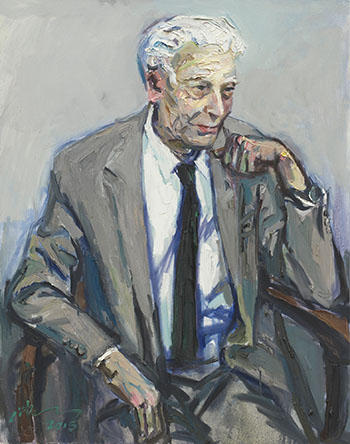 Portrait of Gordon Smith by Shengtian Zheng sold for $12,500