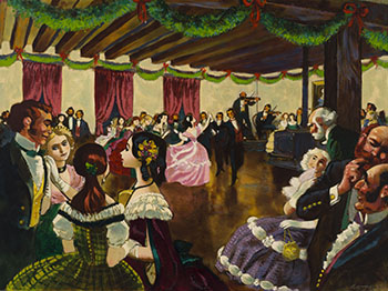 Ball at Upper Fort Garry, 1862 by William Arthur Winter vendu pour $28,125