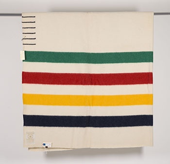 HBC Point Blanket, 6 point, multistripe pattern by Hudson's Bay Company  vendu pour $8,750