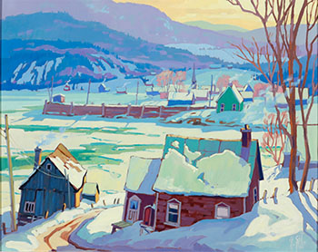 Matin d'hiver en Gaspésie (03792/A84-0022) by Antoine St. Gilles sold for $2,250